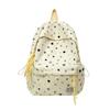 Schoolbag new schoolbag female student Korean version ins large capacity star printed backpack junior high school backpack