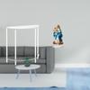 Acrylic Side Table for Small Space with 2 Tier End And Skinny Nightstand Home Living Room