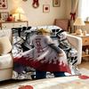 Legend Fourth Hokage Cartoon Anime Blanket Skinfriendly Soft Fleece Blanket For Living Room Bedroom Gaming Room Home Party Decor Memorial Gift