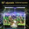 Super Bright Clip-on Full Spectrum LED Aquarium Light, Waterproof and Splashproof, Ideal for Mini Aquariums.