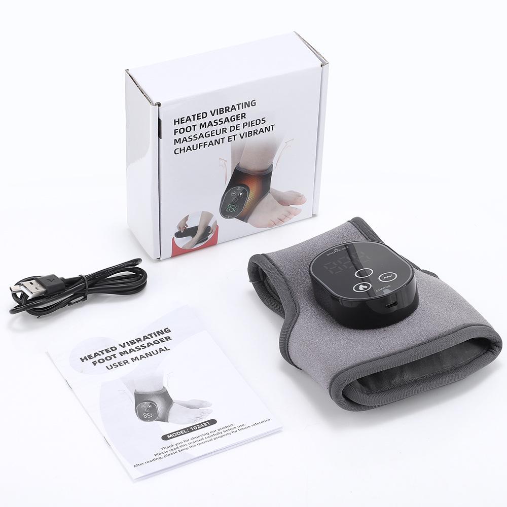 Smart Temperature Control Foot and Ankle Vibration Massager for Joint Relaxation and Protection