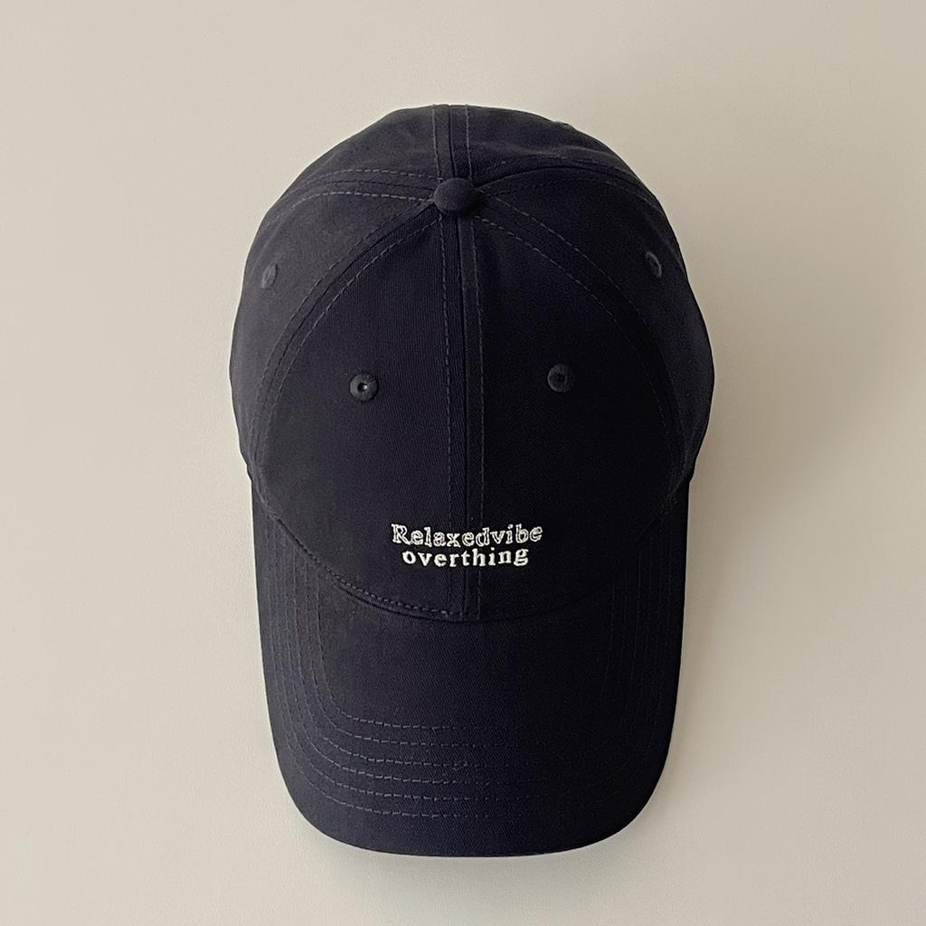 Fashion Hat Spring Summer New Hat Female Korean Version Double Row Letter Embroidery Soft Top Baseball Cap Male Versatile Face Peaked Cap