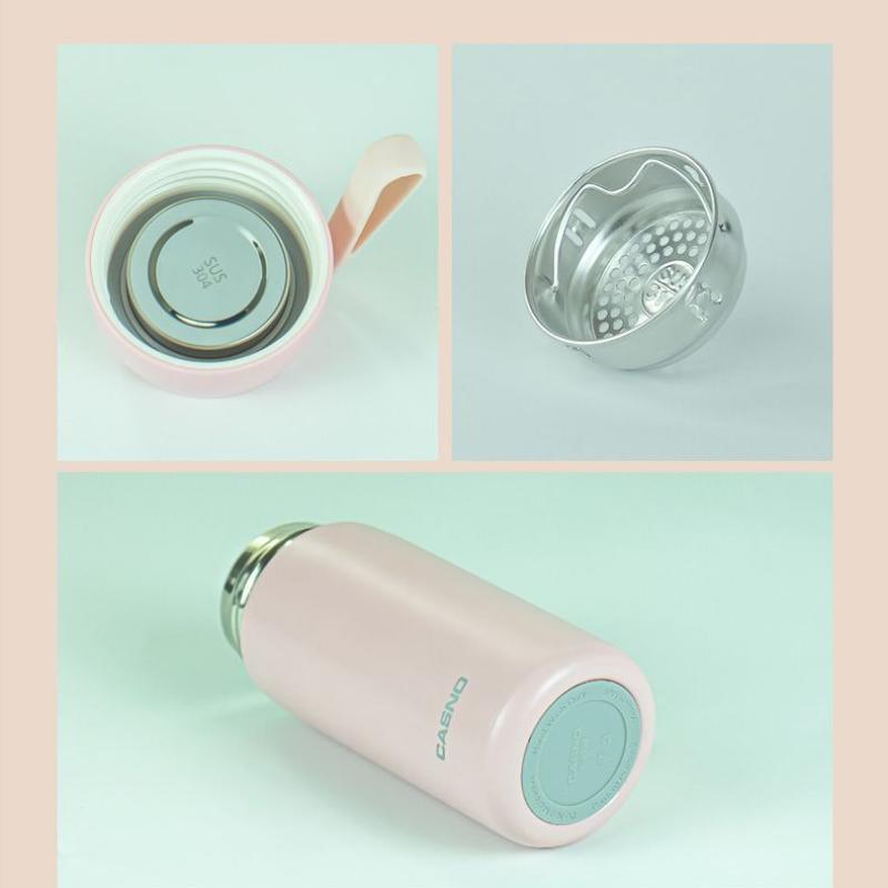 Large Capacity   Thermos Cup 520ml Vacuum Flasks Portable Stainless Steel Thermos Cup Water Bottle Travel Tea Mug Office Thermos Cup