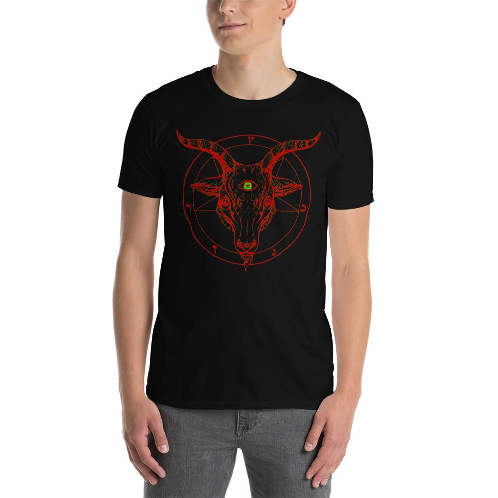 Baphomet Satan Devil Satanism Horror Gothic Goth Short-Sleeve Unisex T-Shirt