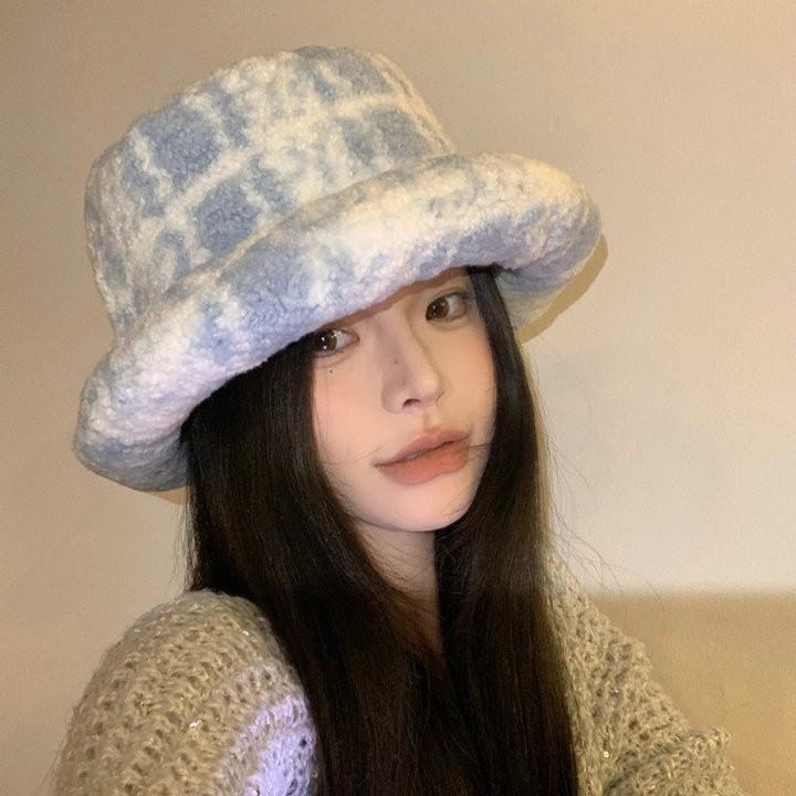 

Плюшевая шляпа-панама Spice Girl Детская зимняя новая универсальная маленькая шляпа для путешествий по Западному Сычуаню, теплая защита для ушей, шляпа-панама M（56-58cm）