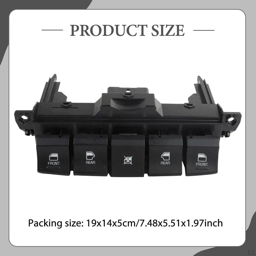 Power Window Switch 93570-h7000 Sturdy Professional Accessories Quick Installation Lightweight