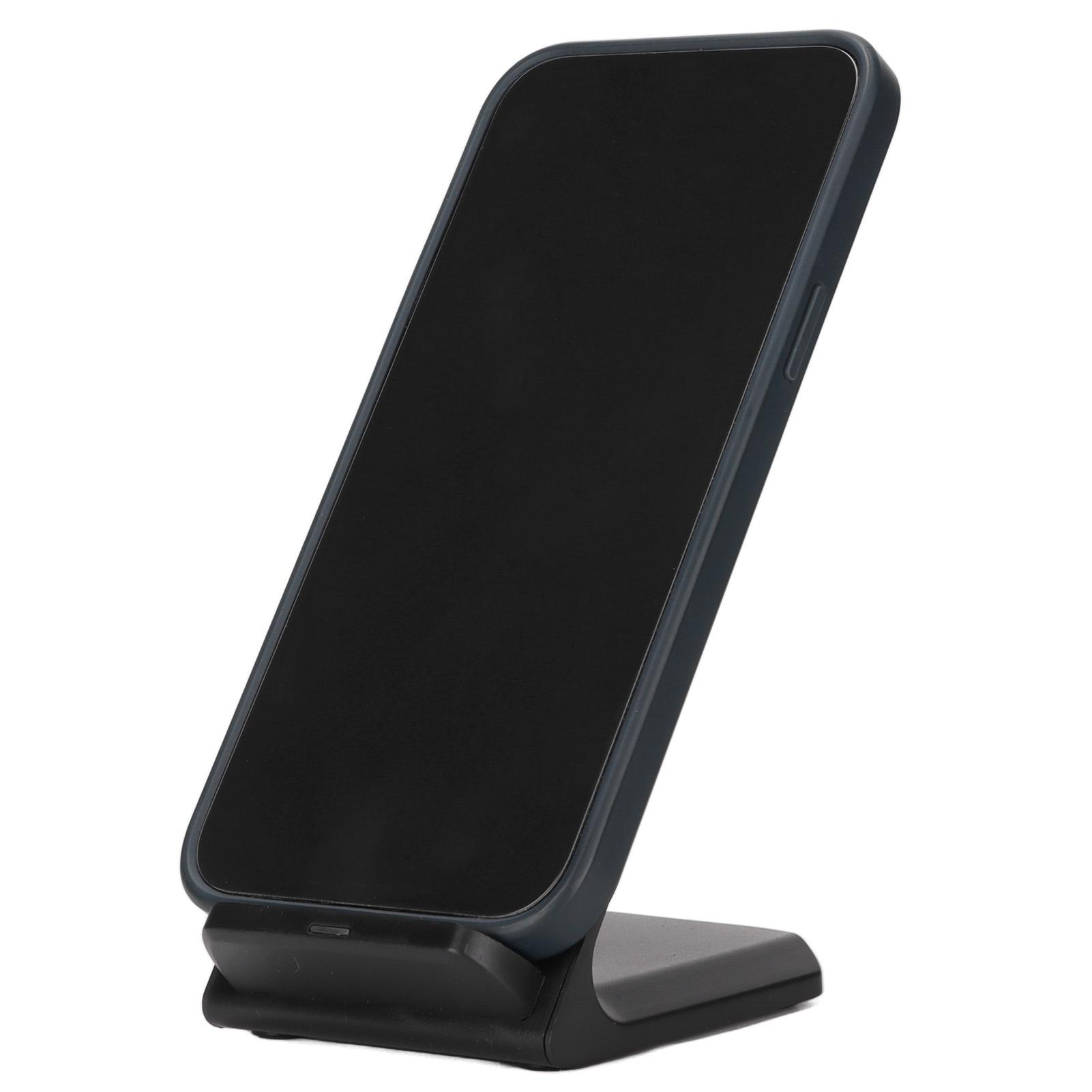 

Беспроводная зарядная стойка Многофункциональное высокоэффективное 15 Вт быстрое беспроводное зарядное устройство для смартфонов чёрный