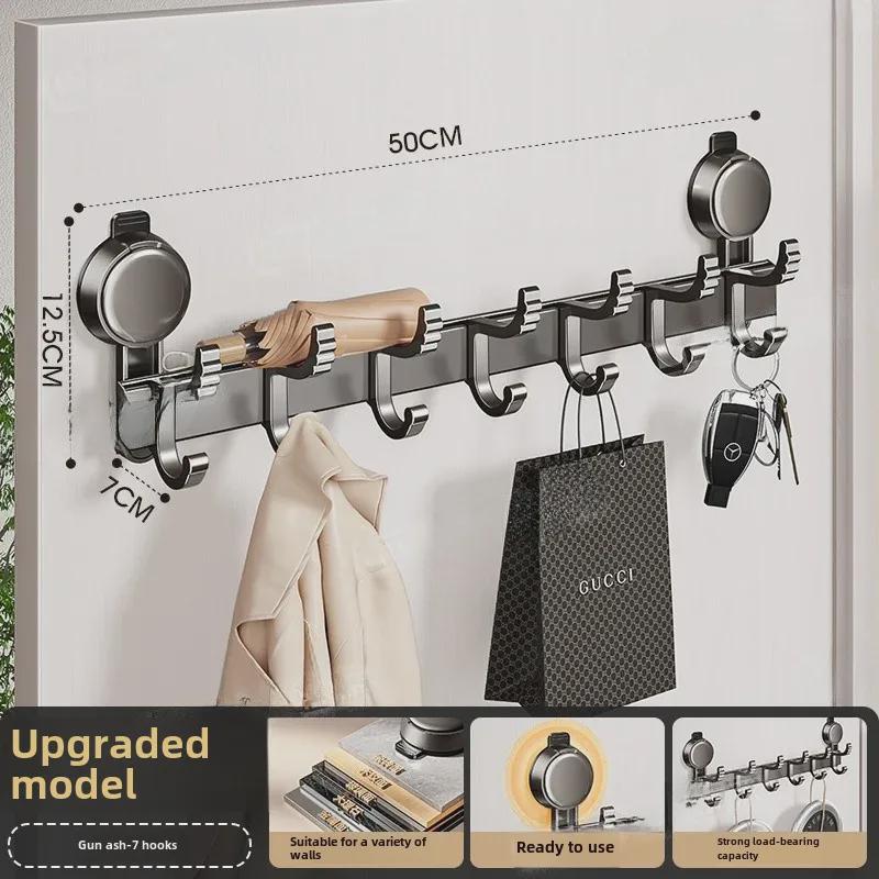 No-Drill Wall-Mounted Strong Suction Cup Coat Hook Hanger