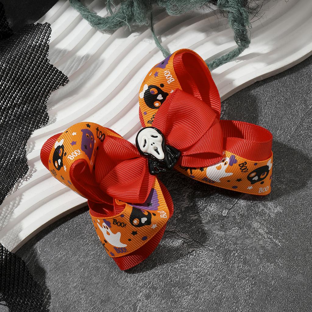 Neue Niedliche Mode Halloween Cartoon Schleife Hübsche Mädchen Haarspangen Kinder Kopfschmuck Haarklammer Haarclips Haaraccessoires Geschenk