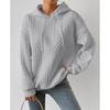 Ladies Long Sleeve Jumper Hoodies Hooded Sweatshirt Pullover Loose Fit Casual