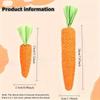 1PCS 2 Carrot Shaped Cat Chew Toys with Bells