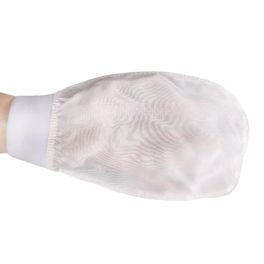 100% Silk Exfoliating Face Wash Beauty Towel Soft Exfoliating Skin Bath Scrub Silk Bath Face Wash Gloves Bathing Accessories