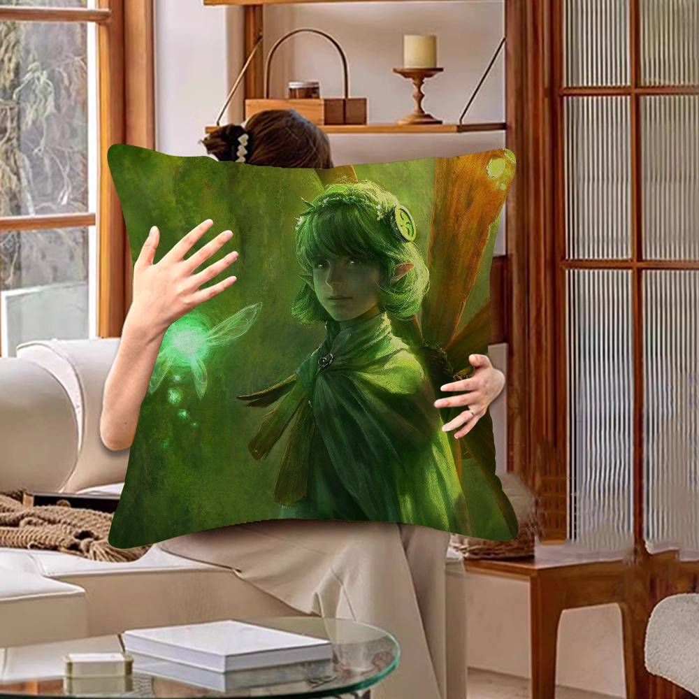 Game L-Legends Of The Zeldas Cushion Cover Pillowcase Upholstery Sofa Throw Pillow Home Decor Pillowcas