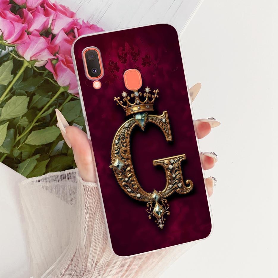 For Samsung Galaxy A20e Case SM-A202F Cute Crown Letters Cover Soft Slim Phone Case For Samsung A20 A 20e 20 S Galaxy A20s Shell