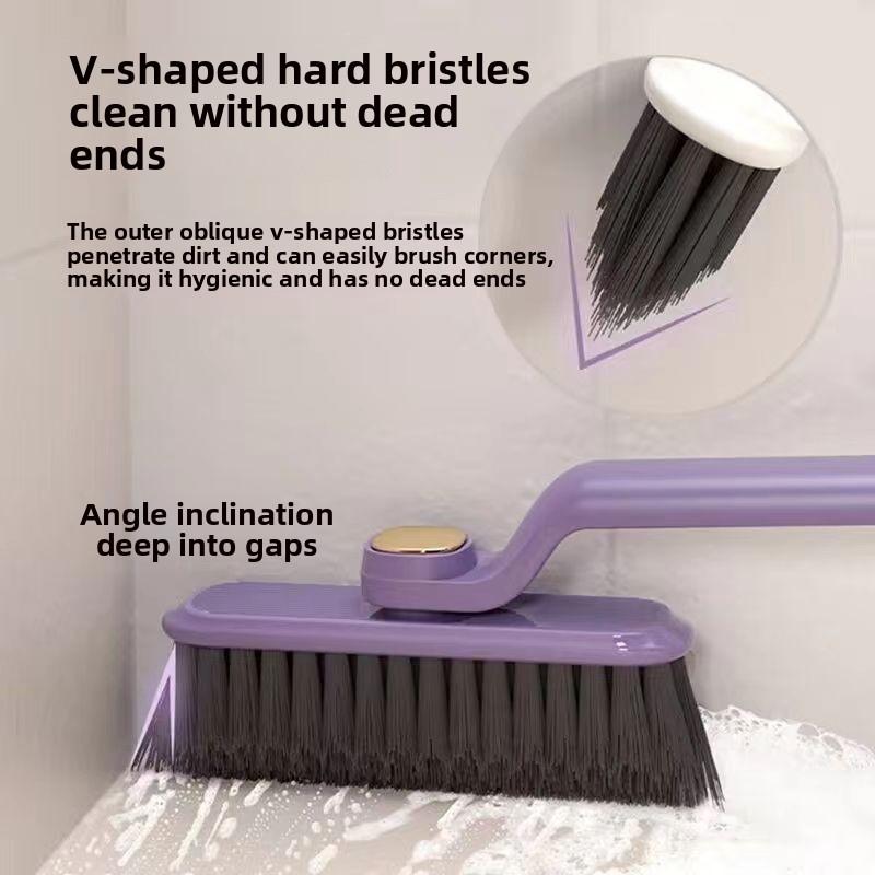 Multifunctional Board Gap Brush Can Rotate 360 ° Toilet Brush Floor Bathroom Special Cleaning Long Handle Brush