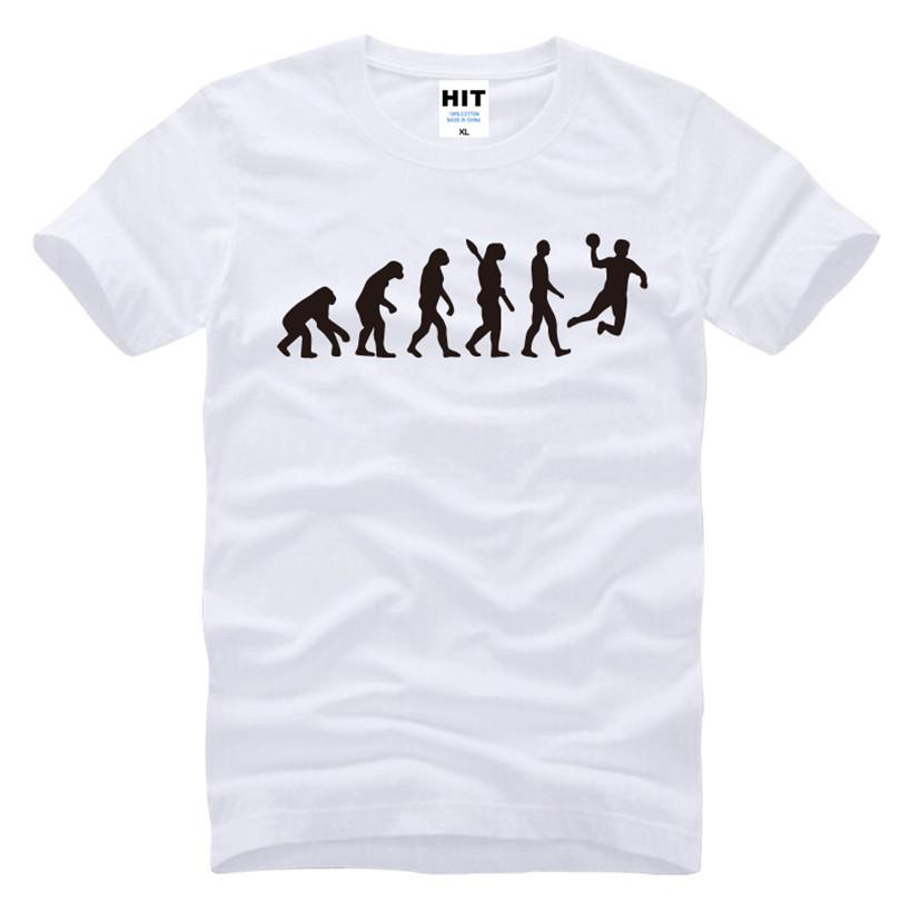 Evolution Handball T Shirt Men Summer Short Sleeve Fashion Cotton Cool Evolution TShirt top tees