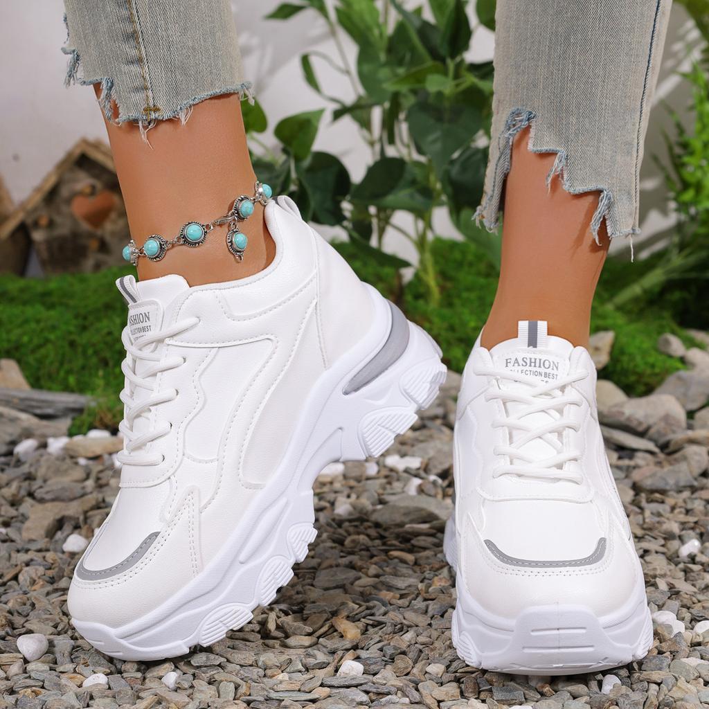 Small Father Shoes Women's 2025 Autumn New Versatile Thick-soled Non-slip Travel Sports Women's Shoes