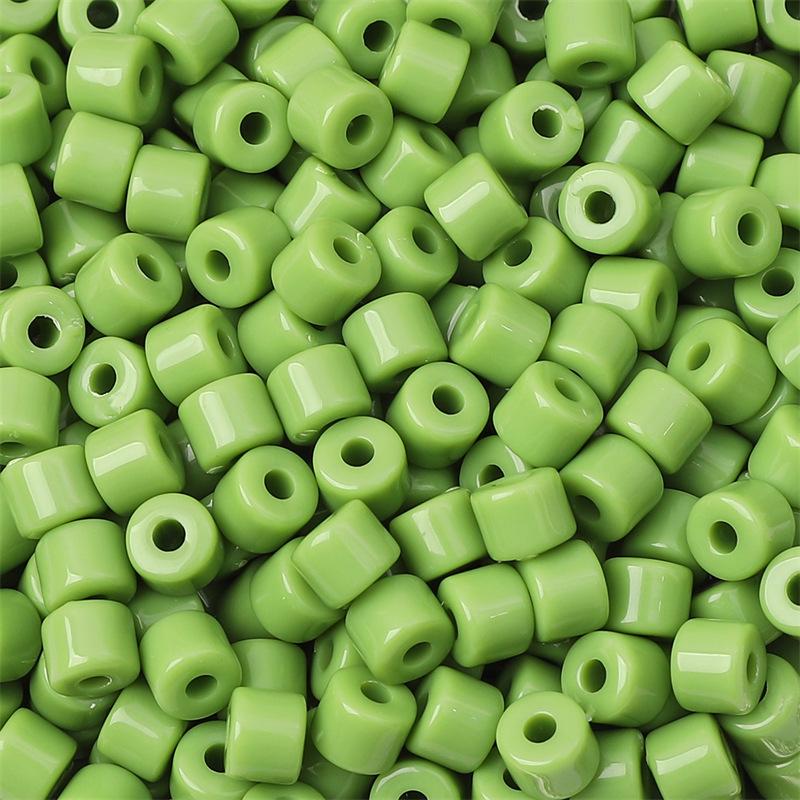 

6 мм Цилиндрические Кремовые Бусины Цепочка для Телефона - Акриловый Разноцветный DIY Материал для Ювелирных Изделий