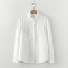 2023 Spring/Autumn Fresh Embroidered Cotton Women's Long Sleeve Casual Shirt