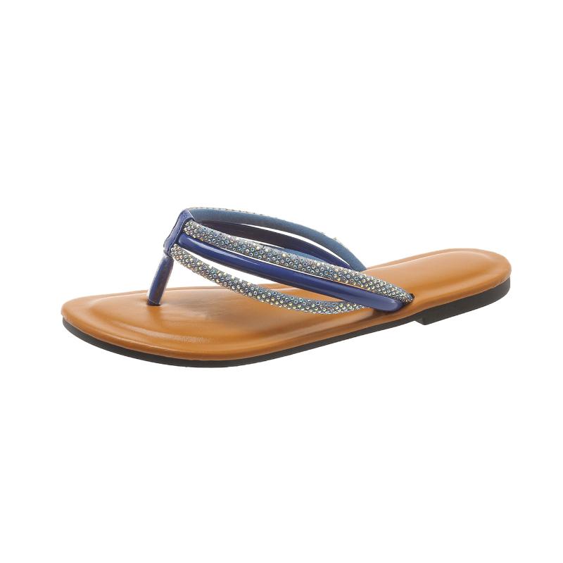 

Обувь для женщин. Высококачественные женские тапочки. Летние разноцветные тапочки с открытым носком и низким каблуком. Легкие пляжные тапочки большого размера для женщин. 43 темно-синий