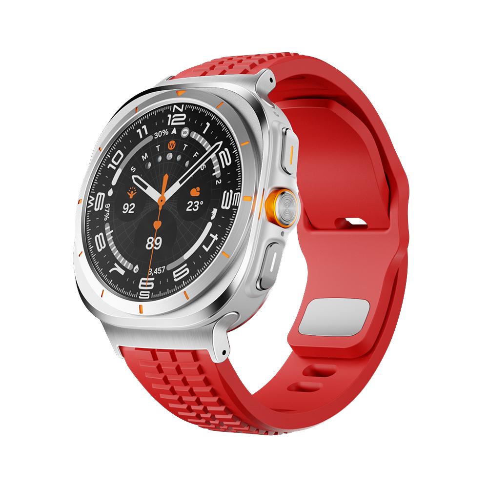 Sport Silicone Strap for Samsung Galaxy Watch Ultra 2025 Bracelet Men Wrist Band for Samsung Galaxy Watch Ultra 47mm 2024 Correa