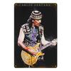 aCarlos Santana Metal Tin Sign Poster  Painting Sign Funny Wall Vintage Art Decor Retro Plaque For Home Bar Pub Club Caf