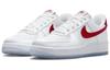 Nike Air Force 1 Low '07 Satin White Varsity Red Women's DX6541-100