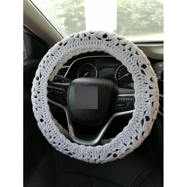 YDM Yarn Sunflower Steering Wheel Cover, Universal Fit, 14-15 inches, A Wheel Cover A Wheel cover
