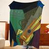 Artist J-Juan G-Gris Throw Flannel Throw Blanket, Lightweight Cozy, Durable Washable cute Cool