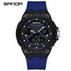 Sanda Student Waterproof Multifunction Sports Watch with Luminous Alarm