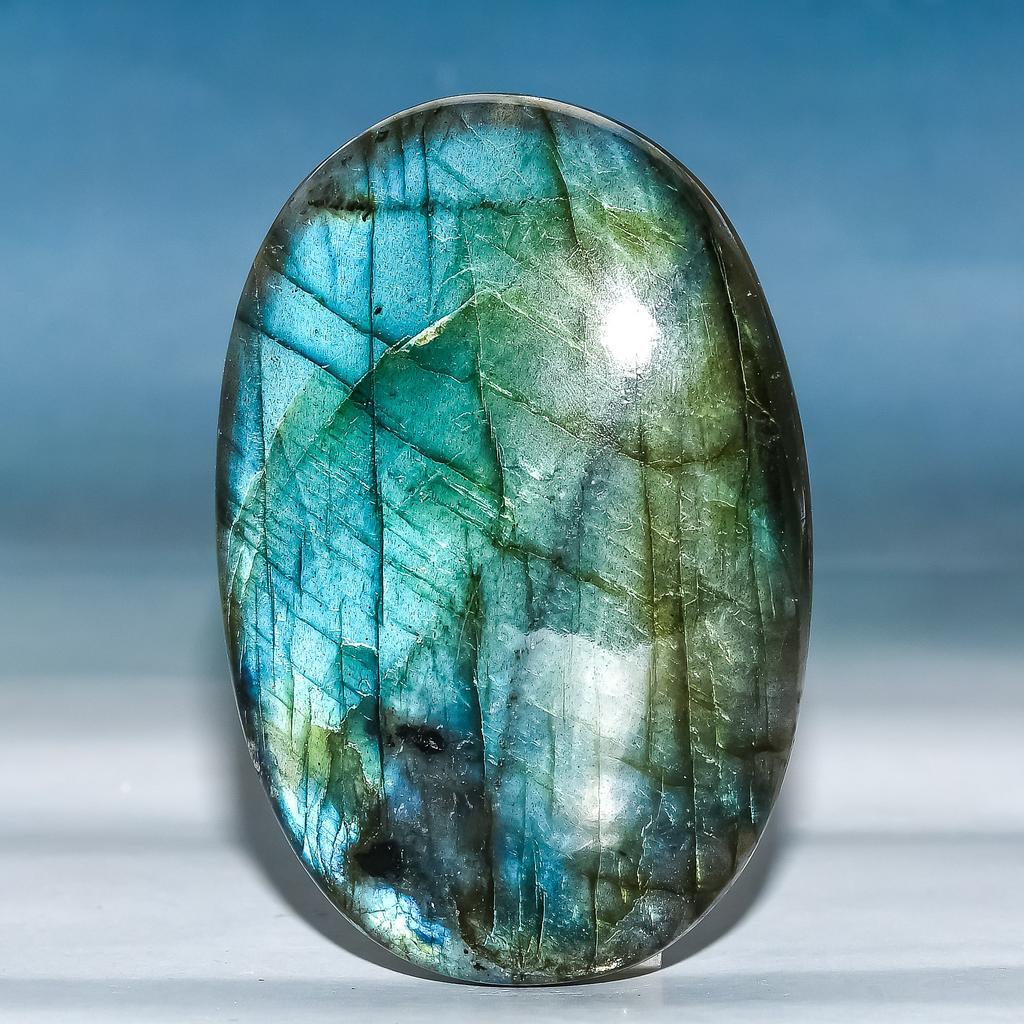 Labradorite 4x6mm Natural Cabochon Fine Loose 216.65Cts. P6H35