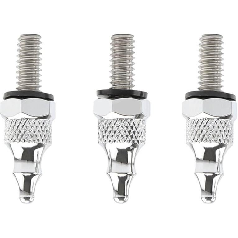 Windshield Spike Trim Mounting Bolt Screw, Motorcycle Fairing Bolts Windshield Spike Bolts, 1996-2013 Compatible with Harley Touring Electra Street серебряный