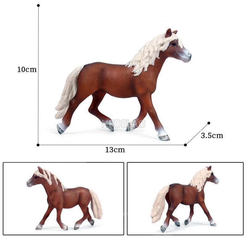 Zwierzęta Gospodarskie Model Konia Akcja Appaloosa Harvard Hanoverski Clydesdale Quarter Koń Arabski Figurki Jeździeckie Zabawki dla Dzieci