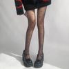 Sexy Black Stockings Tights Women Fashion Heart Dot Bows Print Pantyhose Summer Transparent Mesh Nylon Stretch Seamless Hosiery