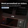 4/8pcs Car Accessories Nickel Metal Interior Badge Stickers For Volkswagen VW Golf Jetta Passat mk4 mk5 mk6 CC B5 B6 B7 Golf 4