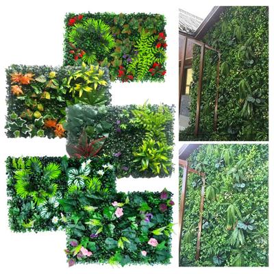 40x60CM Kunstpflanzen-Wandpaneel, realistische Kunstgrün-Graswand-Hintergrunddekoration für den Innen- und Außenbereich, Garten, Sichtschutz, Heckenzaun, Sichtschutz