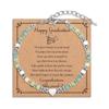JYL TS Bracelet Adjustable  Lobster Clasp Heart Pendant Enhances Relationship Luck