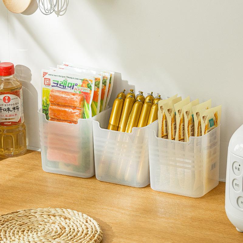 Kühlschrank-Aufbewahrungsbox, Kühlschrank-Seitentür-Organizer, Behälter, Küche, Gefrierschrank, Lebensmittelkorb, Behälter, Home Organizer Case
