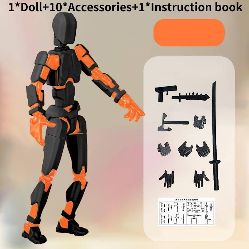 Versatile Jointed Figurine Stress Relief Toy Perfect For Creative Diy Enthusiasts