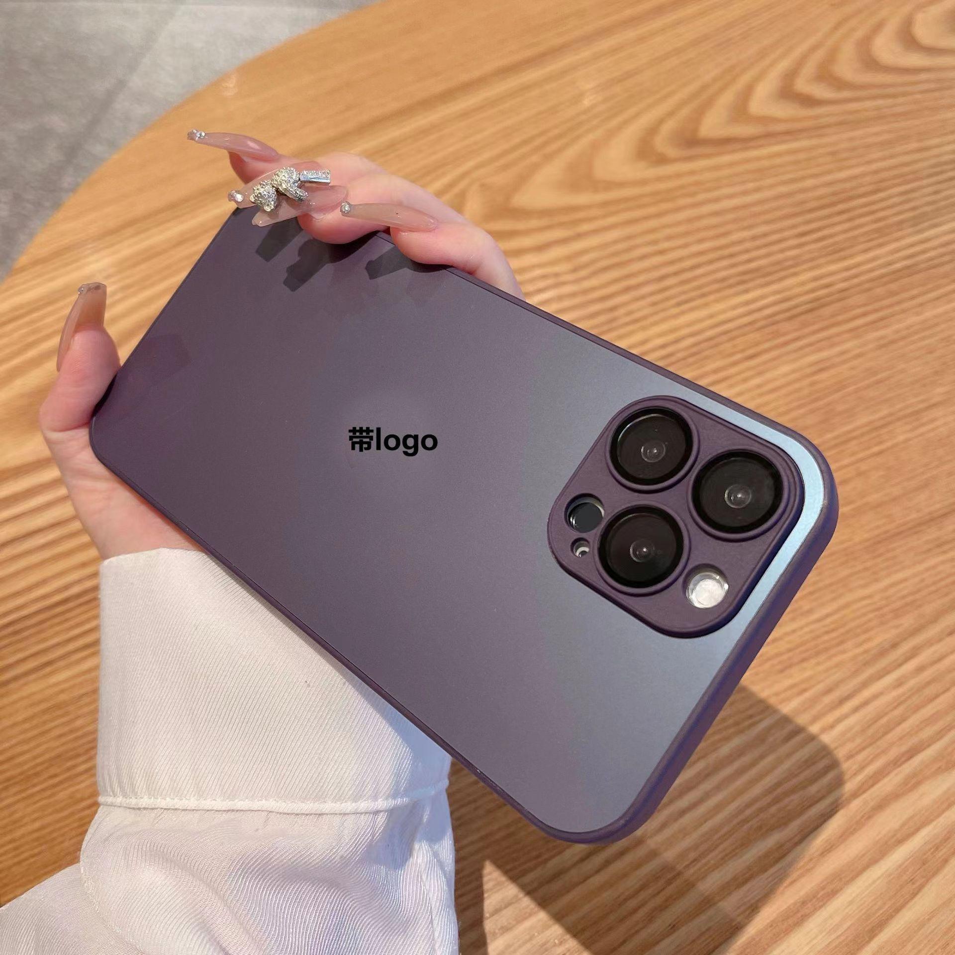 

Для IPhone17promax Чехол для мобильного телефона для Apple 16 Оригинальный цвет AG Матовый 15 с защитной пленкой для объектива 14 Защитная крышка For Apple 11Promax