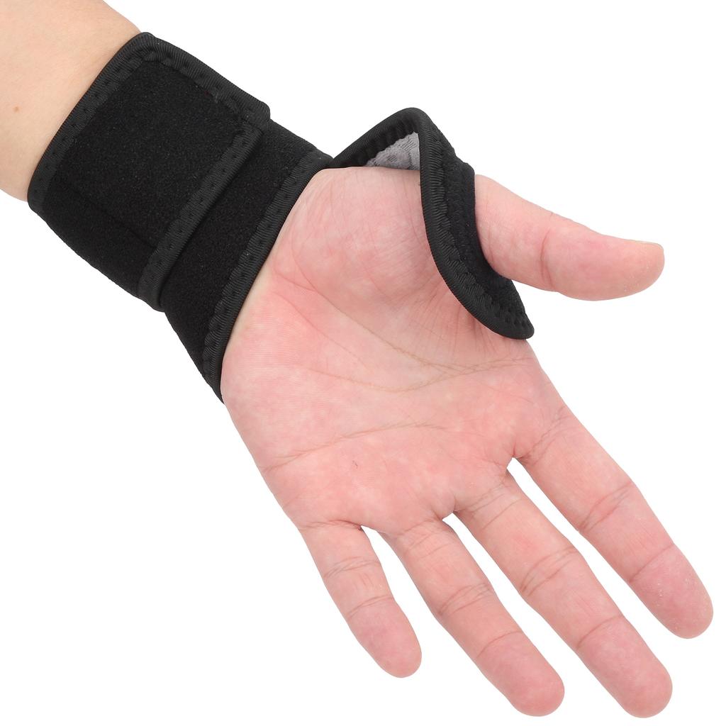 Wrist Support Sports Elastic Pressurized Wristband Adjustable Wrist Wrap Safety ProtectorBlack Color Black Line