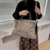 Simple casual messenger bag 2025 autumn new bag women's retro trend tote bag fashion shoulder bag