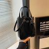 New Trend Korean PU Leather Shoulder Bag Silver Mini Small Square Bag High Quality Purses Women Lady Crossbody Bags Handbag