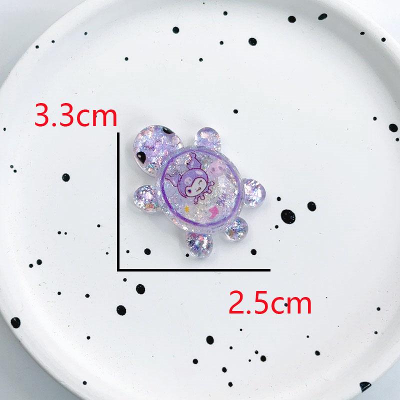 Flashing Resin Luminous Turtle Ornaments - Large & Small DIY Accessories