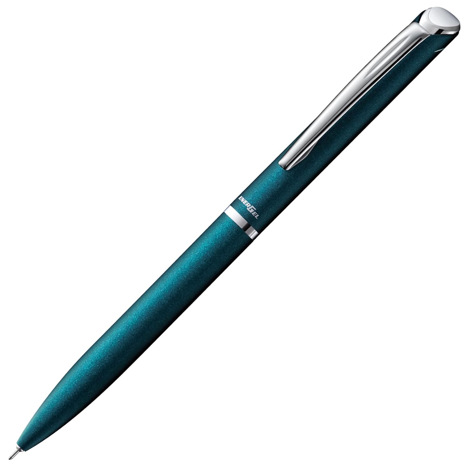 Pentel Ballpoint Pen Gel Ink EnerGel Filography 0.5mm Turquoise Blue Body BLN2005S Black