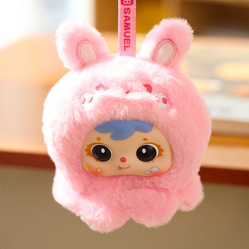 San Mao (Samuel) Girl Doll Finding Nemo Plush Keychain - Trendy Toy Bag Accessory