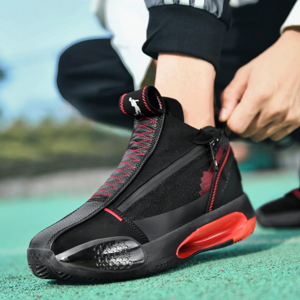 Nuevas zapatillas de baloncesto para hombre de alta gama Zapatillas de baloncesto  ligeras Medias impermeables Zapatillas de baloncesto Zapatillas de  baloncesto para deportes al aire libre Basket comprar a buen precio —