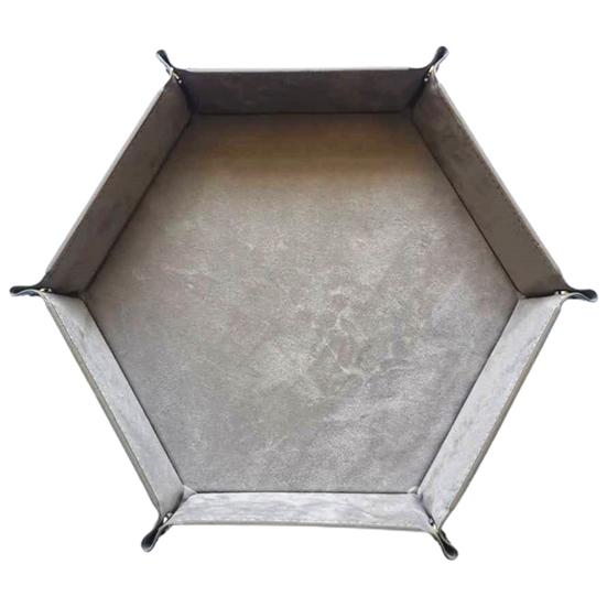 Storage Tray Foldable Large Capacity Faux Leather Assorted Dice Shape Organizer Holder Household Supplies