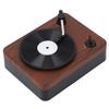 Vintage Mini Bluetooth Speaker Record Player Shaped Desktop Decoration Rechargeable Wireless Speaker