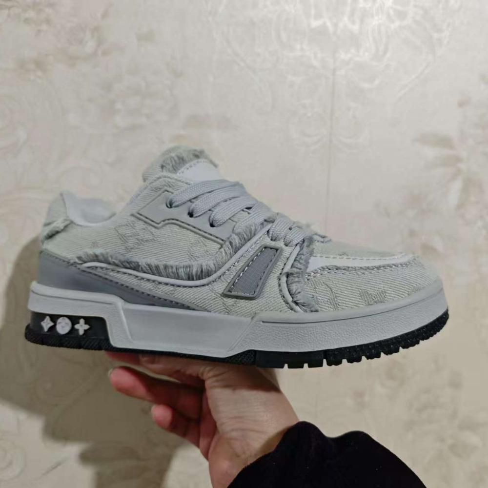 Retro-Sneaker für Herren Damen Fransenkante Lässige Brotschuhe Unisex Mode Sportschuhe